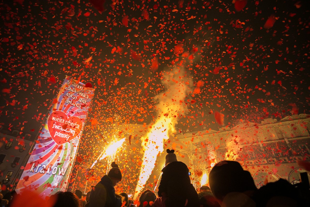 34. Finał WOŚP w Krakowie – miasto gra dla zdrowia dzieci!