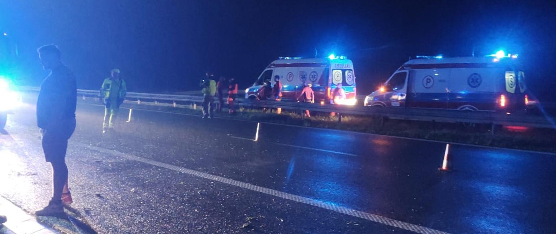 Śmiertelne potrącenie na A4 w Krakowie. Nocna tragedia i utrudnienia