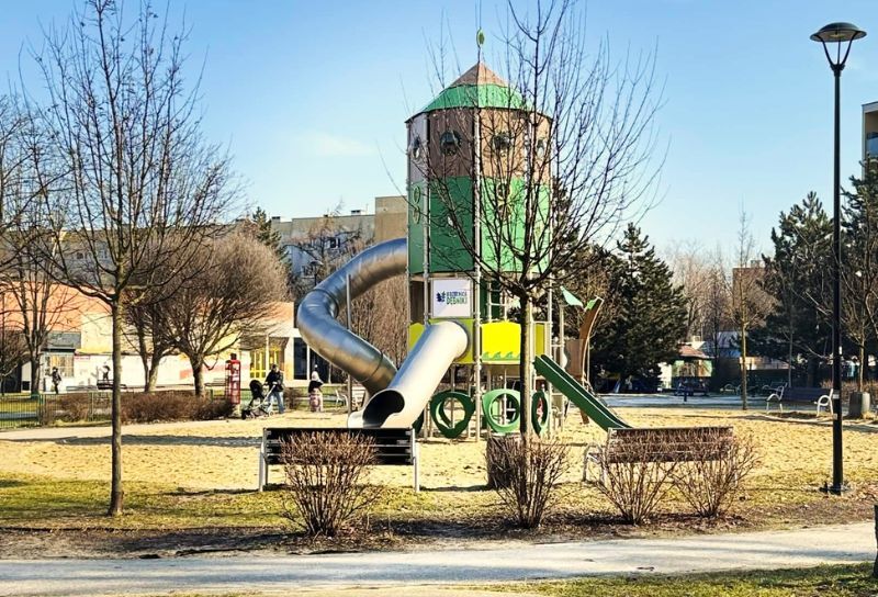 Nowe atrakcje w ogródku jordanowskim przy ul. Rostworowskiego w Krakowie