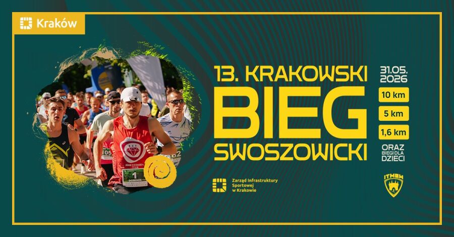 Krakowski Bieg Swoszowicki 2026 już w ten weekend