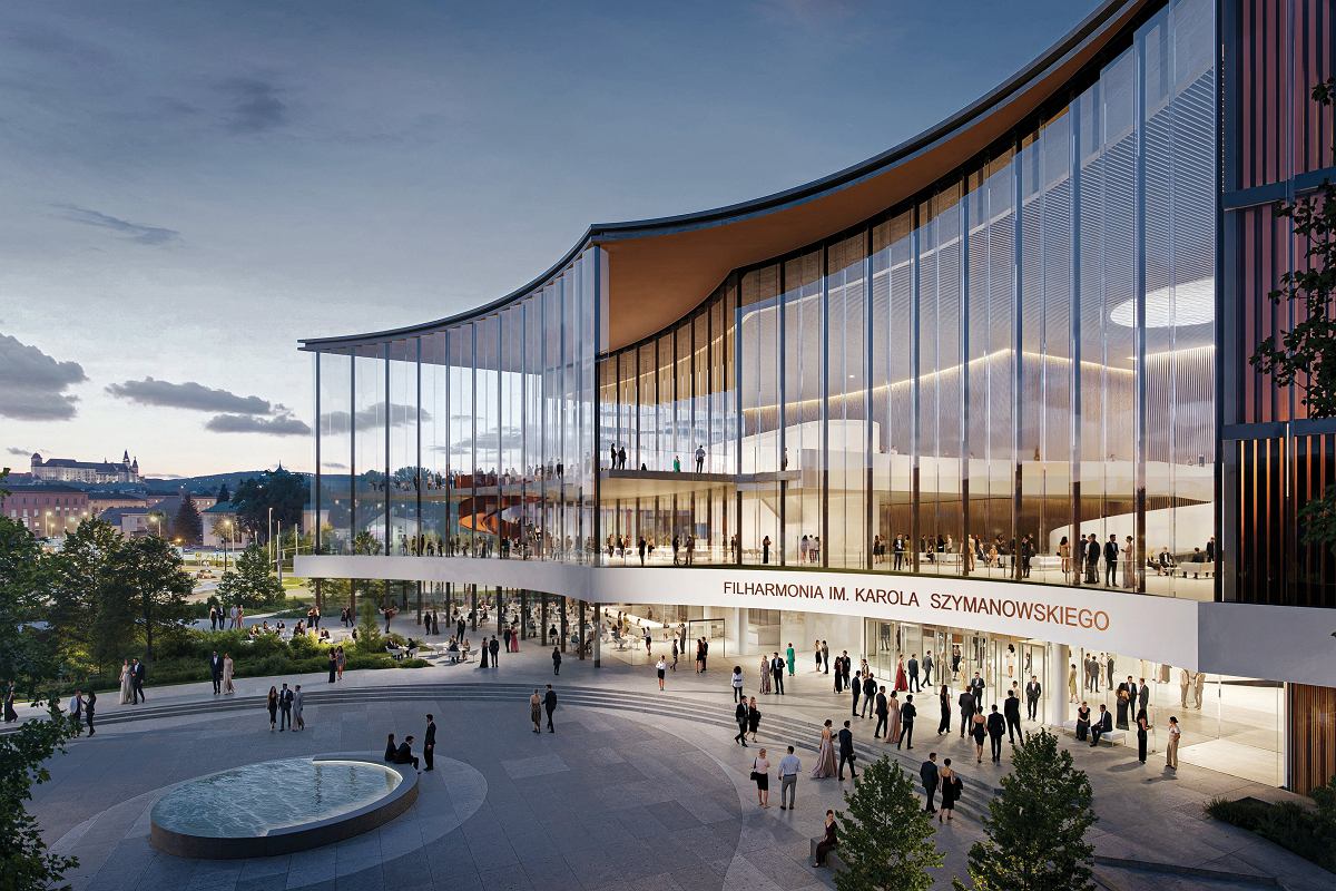 Kraków planuje nową filharmonię. Wielka sala pomieści 1900 osób, otwarcie zaplanowano na 2033 rok